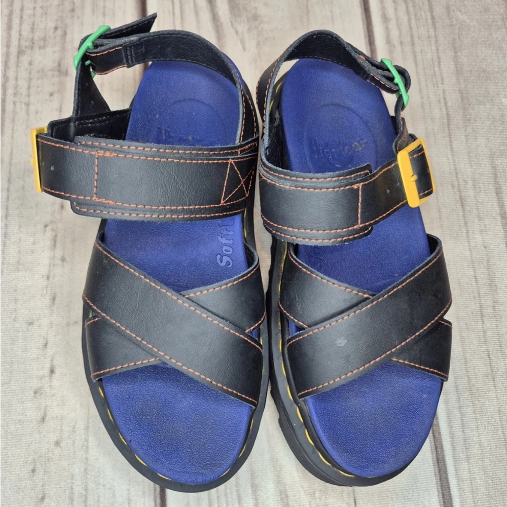 Dr. Martens Voss II Colour Block Hydro Sandals Cettire Women's Size 6 - Picture 6 of 12